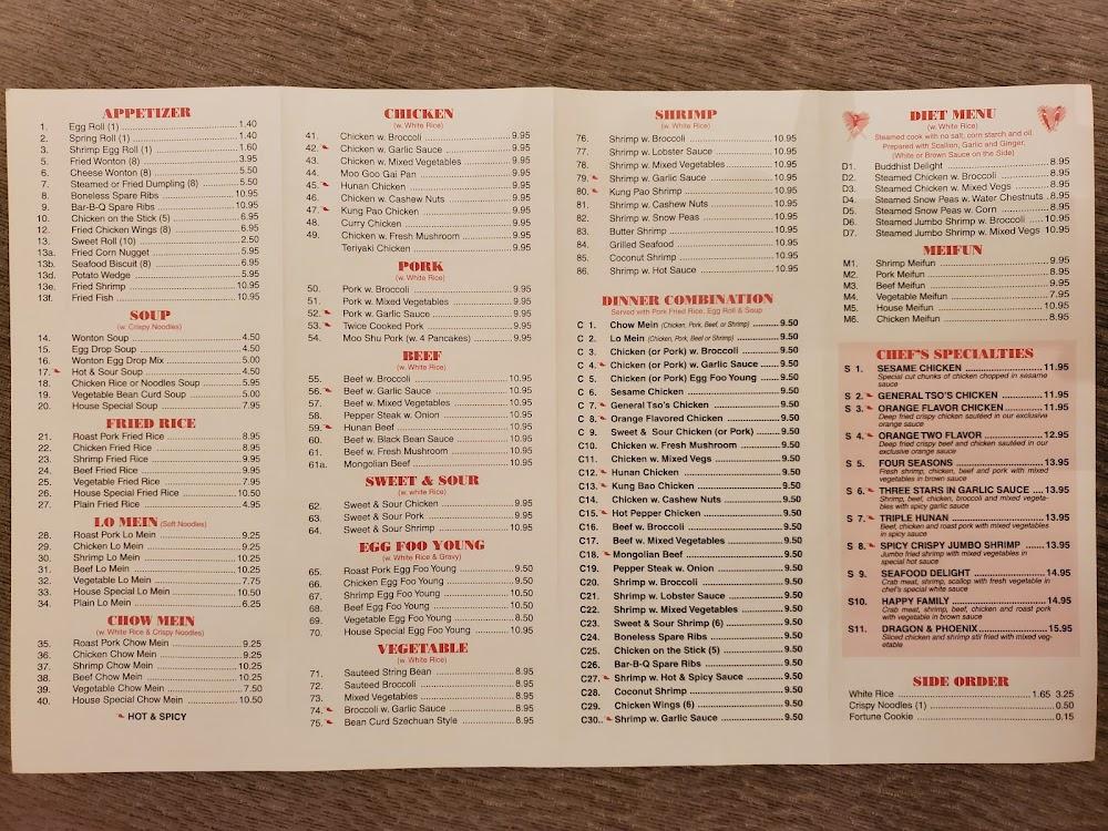 China Buffet Menu image 3